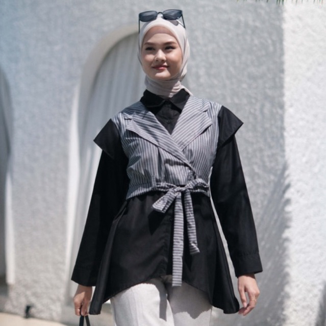 Dya id - Fasa top Pakaian kemeja wanita