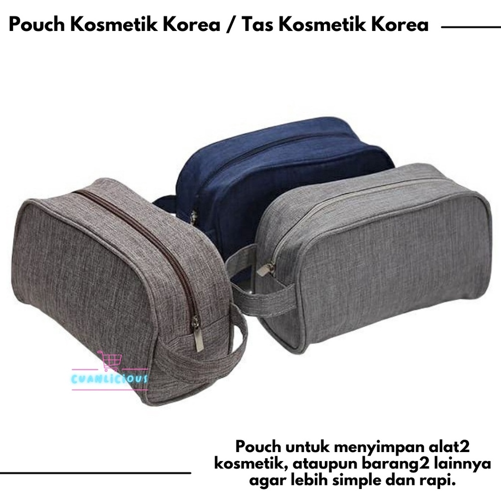 SPESIAL Pouch Kosmetik Korea  Tas Kosmetik Korea  Korean Cosmetic Pouch