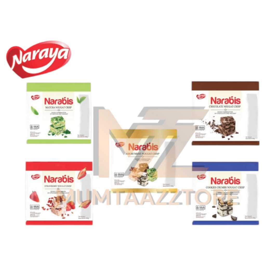 

☘️MUMTAAZZTORE☘️ NARAYA NARABIS NOUGAT 200GR