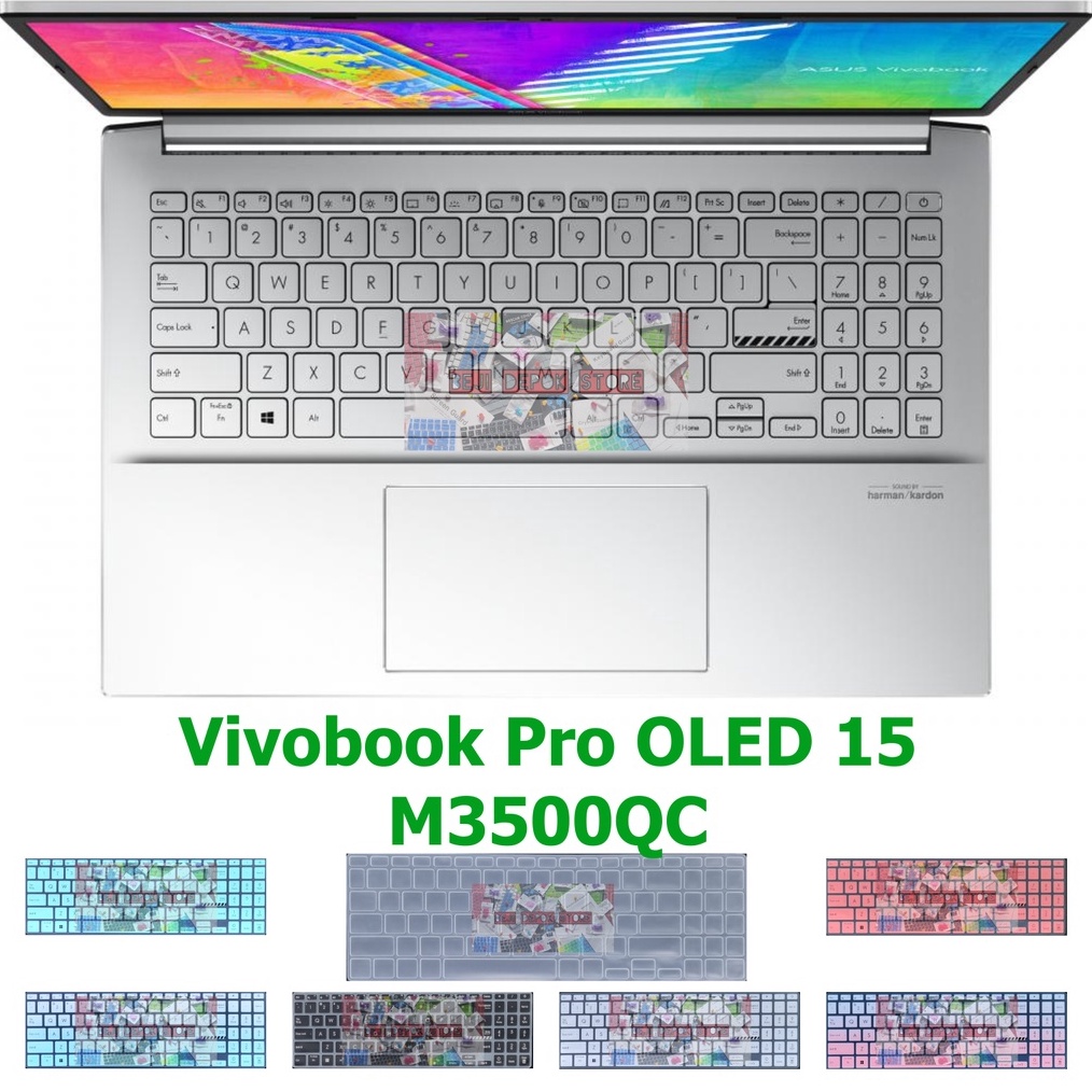FANTASTIS Keyboard Protector Asus Vivobook Pro 15 OLED M35QC