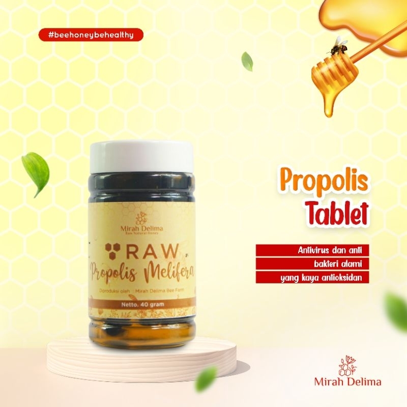 

Propolis Murni - Raw Propolis Tablet