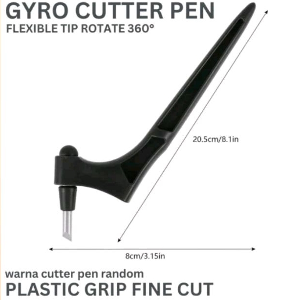 

pisau cutter gyro 360° rotating blade pemotong kertas