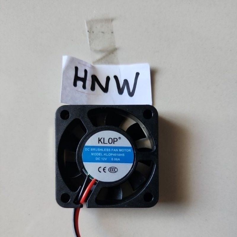 Fan DC 4x4 cm kipas cooling fan KLOP DC brushless fan 4 x 4 DC 12V free bubble wrap Fan 4010HS