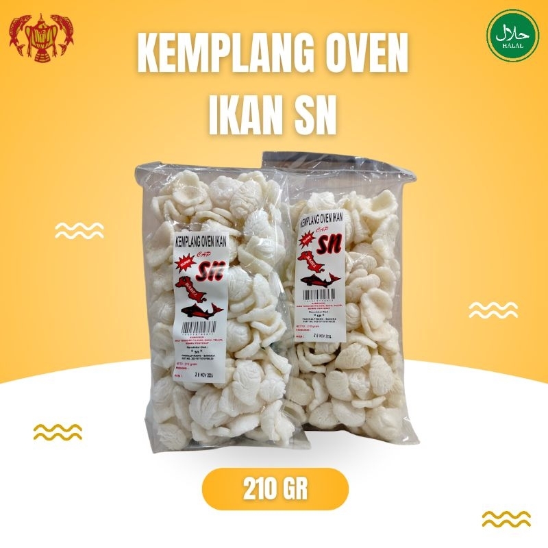 

Kemplang Oven Ikan khas Bangka cap SN, 250gr