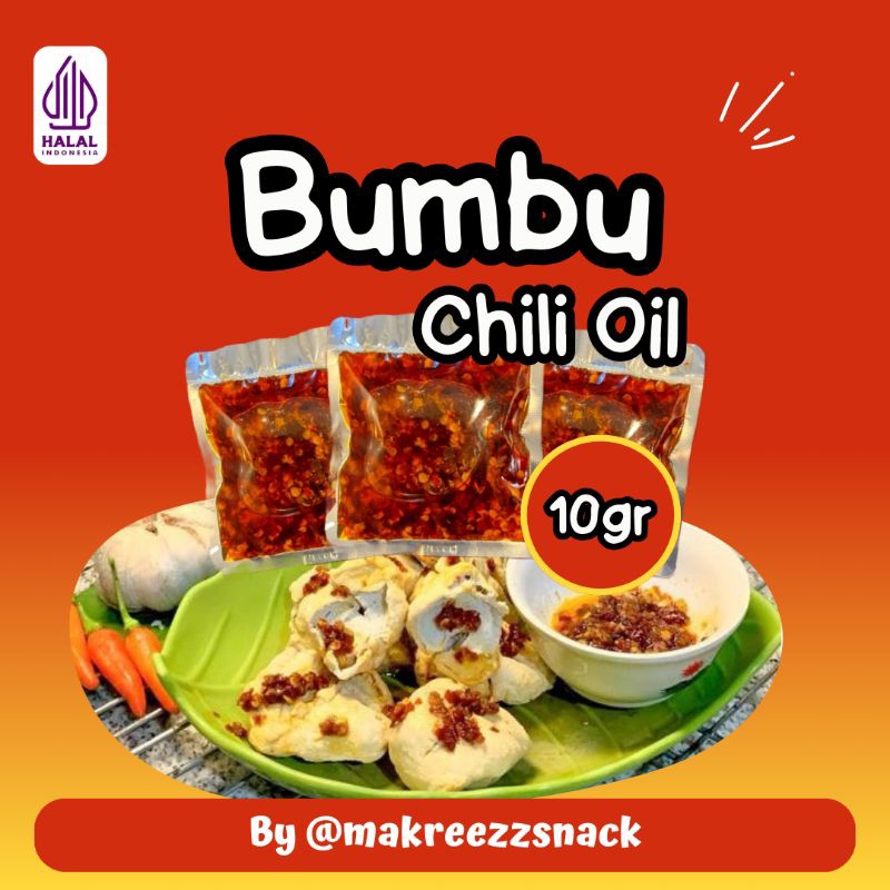 

Chili Oil Kemasan 15gram Tambahan Pelengkap