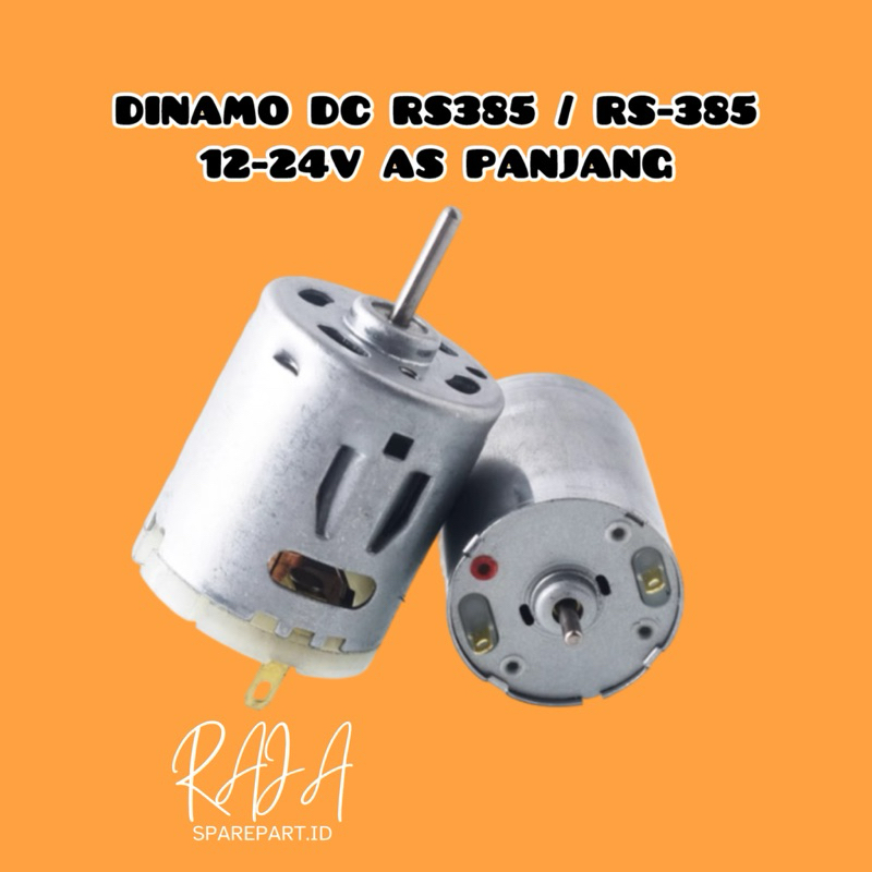 DINAMO DC RS385 / RS-385 12-24V AS PANJANG