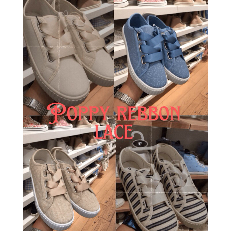 RUBI-SNEAKERS-POPPY REBBON LACE-SEPATU WANITA