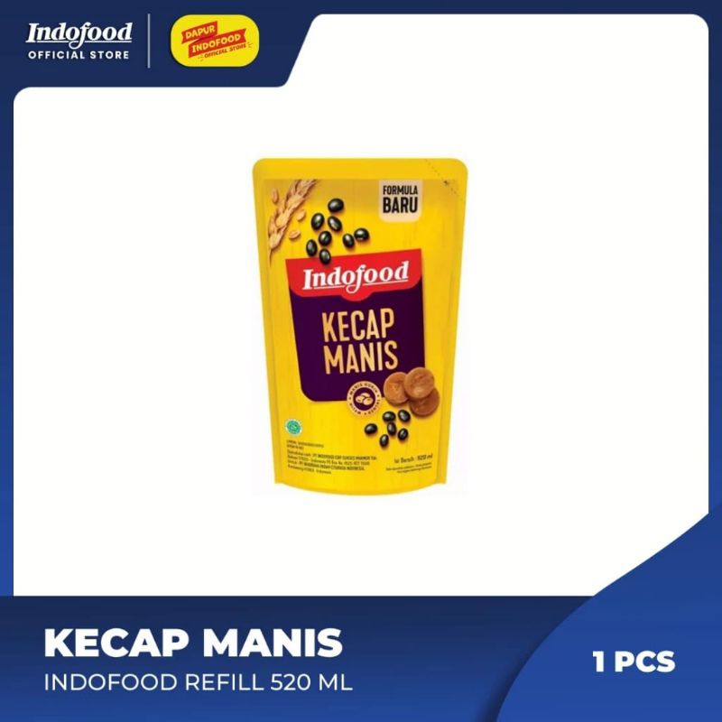 HR Indofood Kecap Manis 520ml Kecap manis indofood