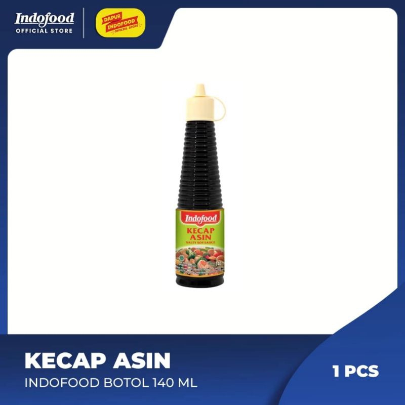 

HR Kecap asin Indofood 140 ml kecap indofood asin kecap botol