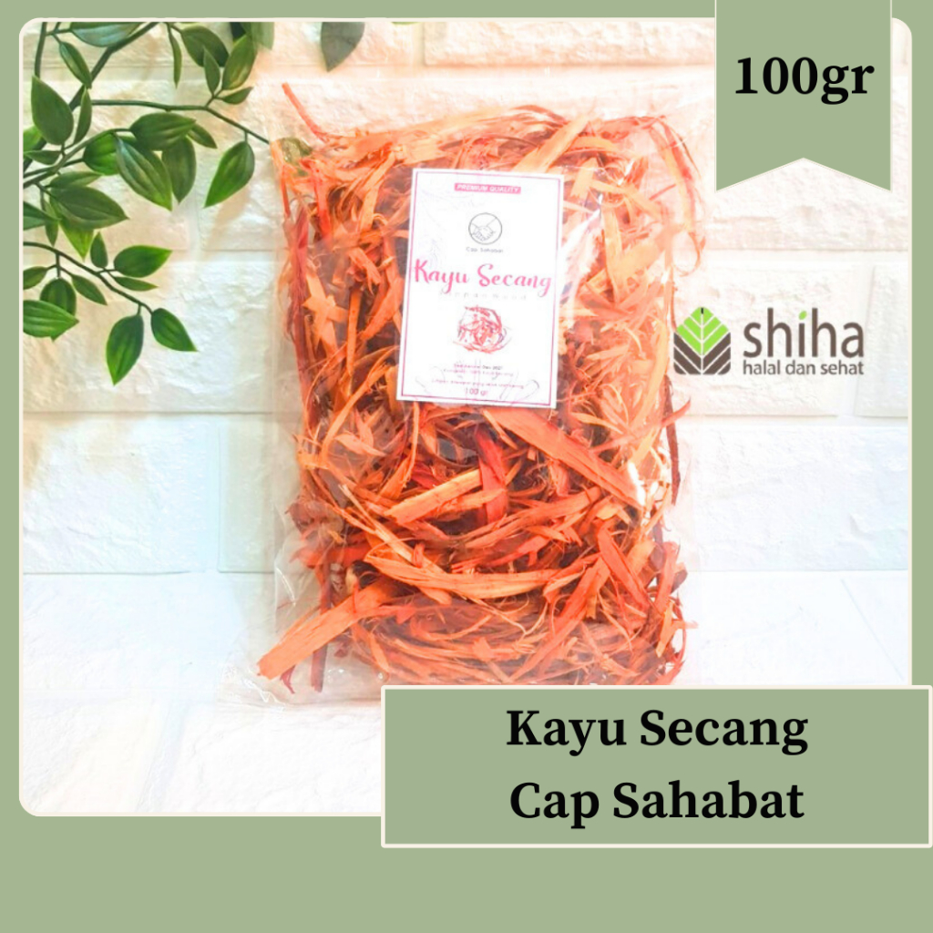 

Kayu Secang Sappan Wood 100gr Cap Sahabat Warung Shiha