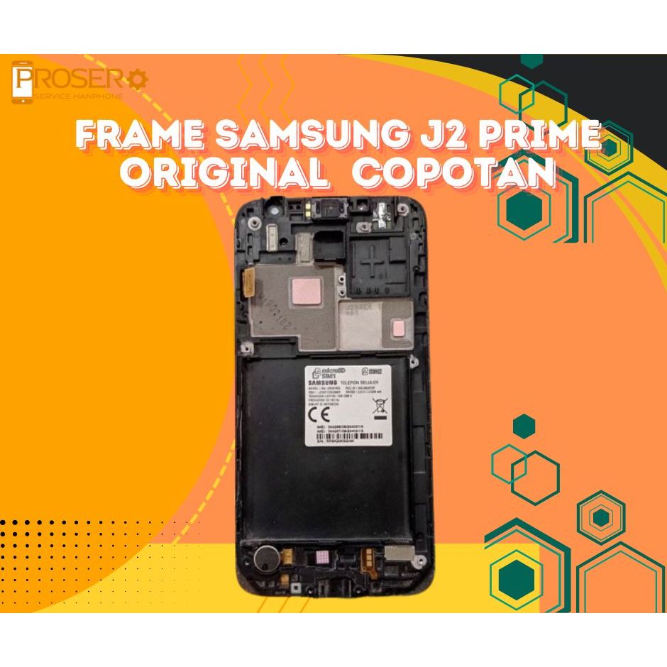 FRAME TULANG TENGAH TATAKAN DUDUKAN LCD SAMSUNG J2 PRIME