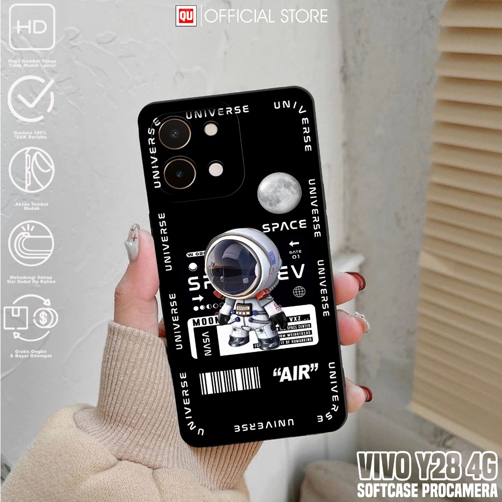 Case Vivo Y28 4G - Casing Hp Vivo Y28 4G Terbaru Motif PLNT - Softcase Hp VIVO Y28 - Silikon Hp VIVO