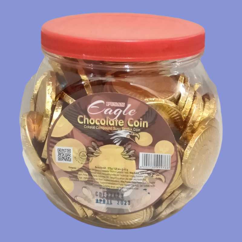 

COKLAT KOIN EMAS BESAR 500 GRAM / COCOLATE COIN EAGLE