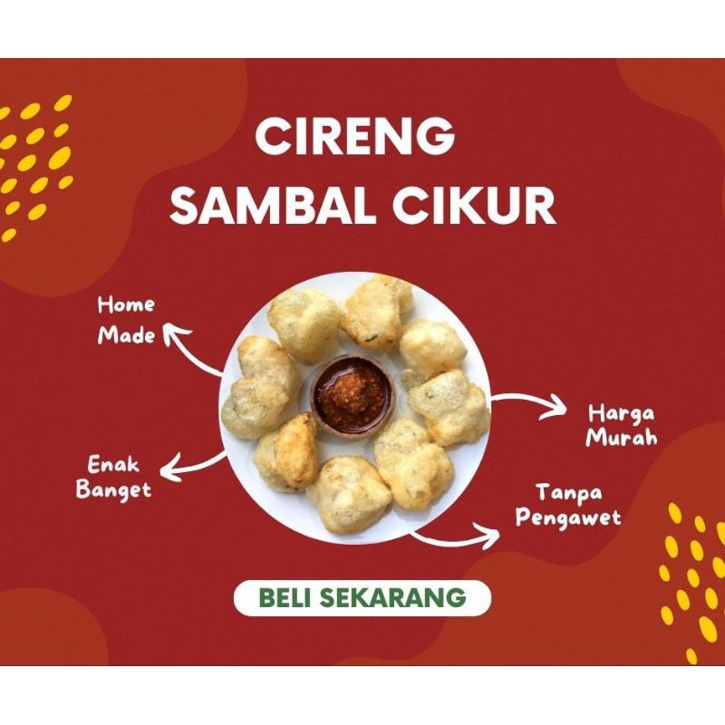 

Cireng Sambal Cikur 200gr