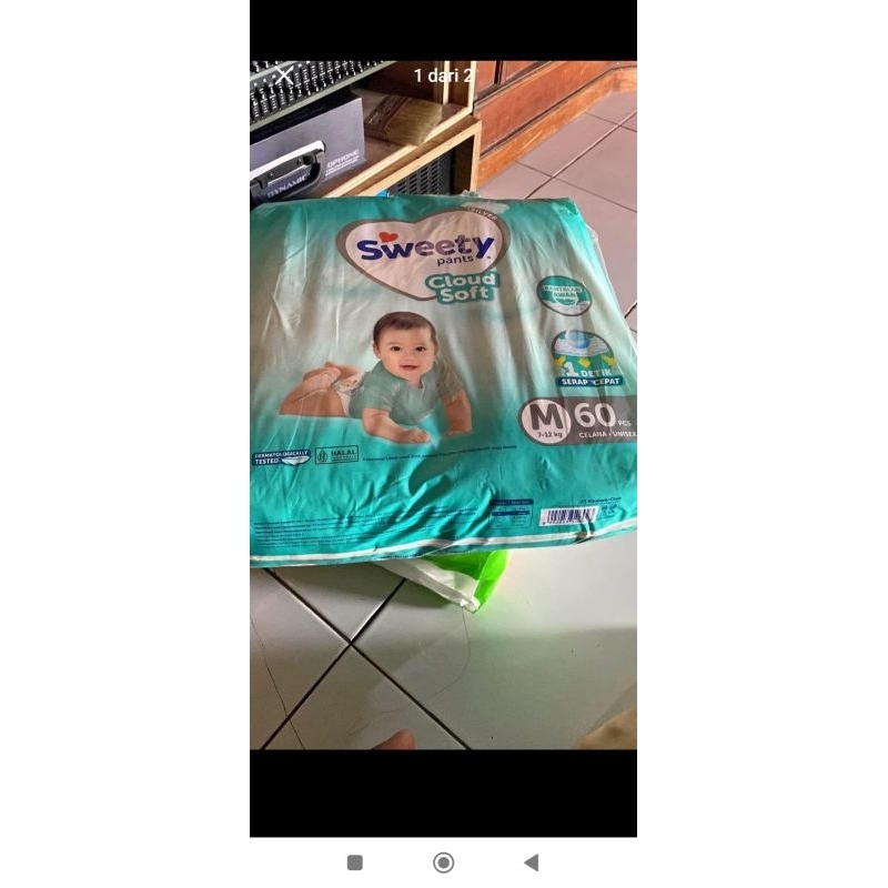 pampers sweety M