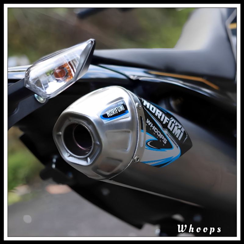 Knalpot NORIFUMI Whoops KLX140 KLX150 CRF150L WR155 DTRACKER150 VIAR CROSS X150
