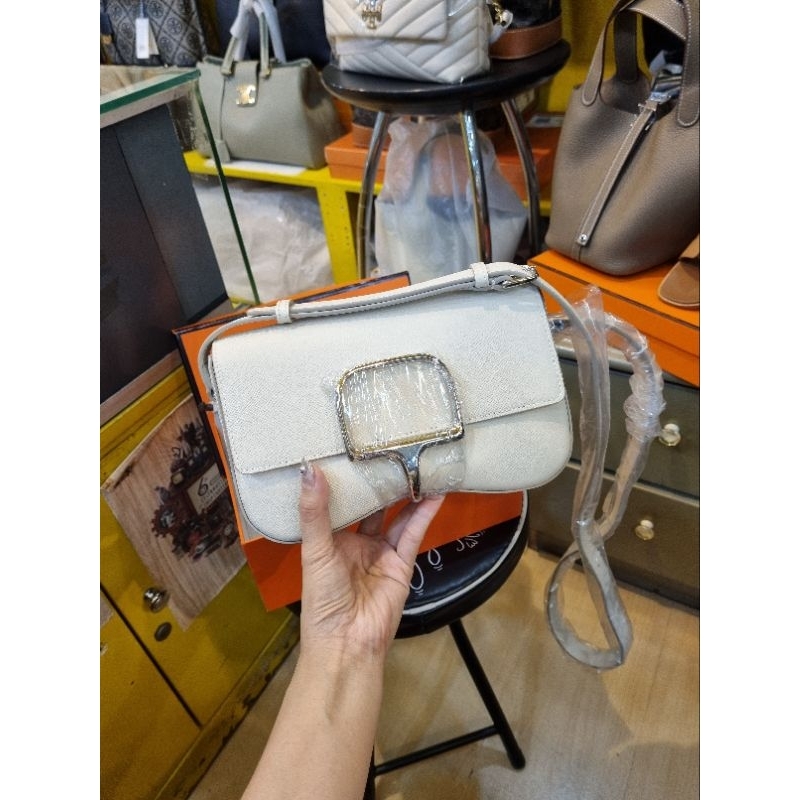 H Epsom Sling Bag Genuine Leather