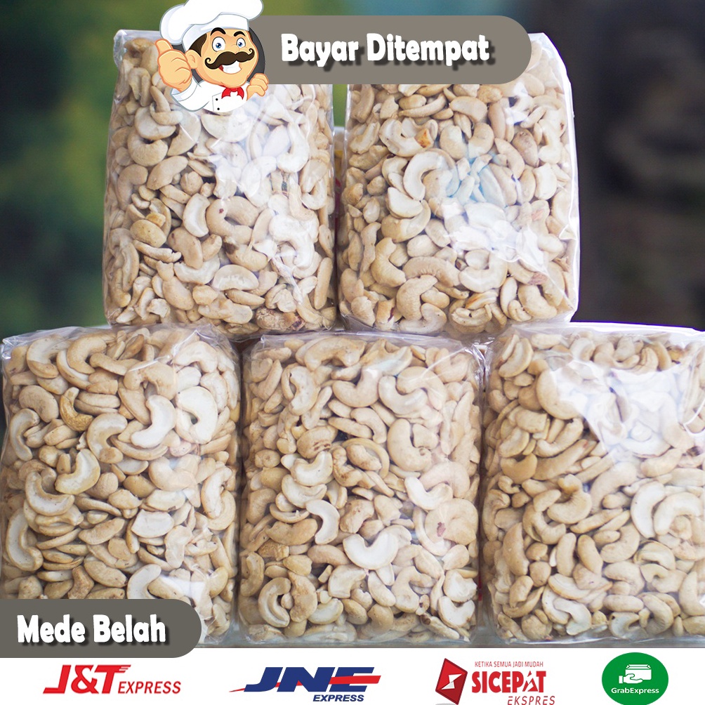 

MANTAP 5Grm Kacang Mete Mede Belah Besar