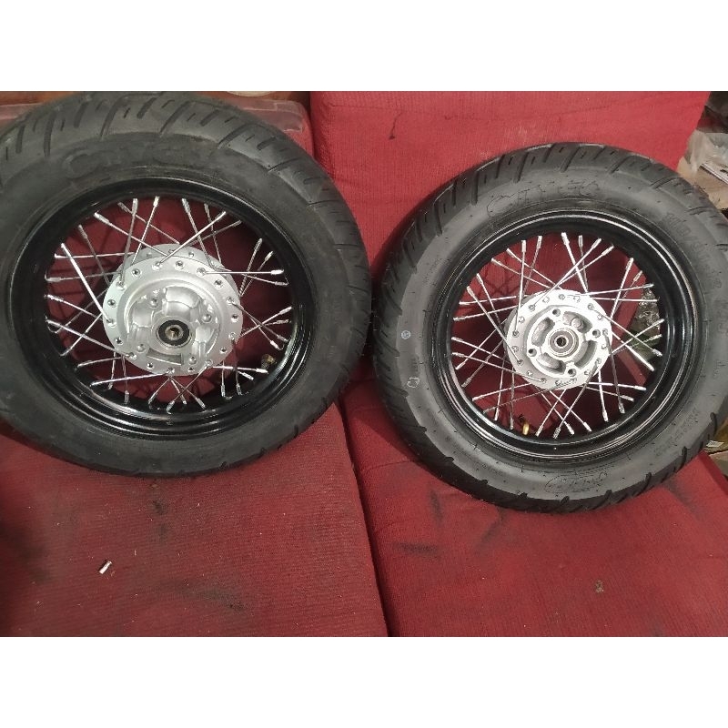 velg jari jari ring 12 fullset tromol jari jari ban velg custom