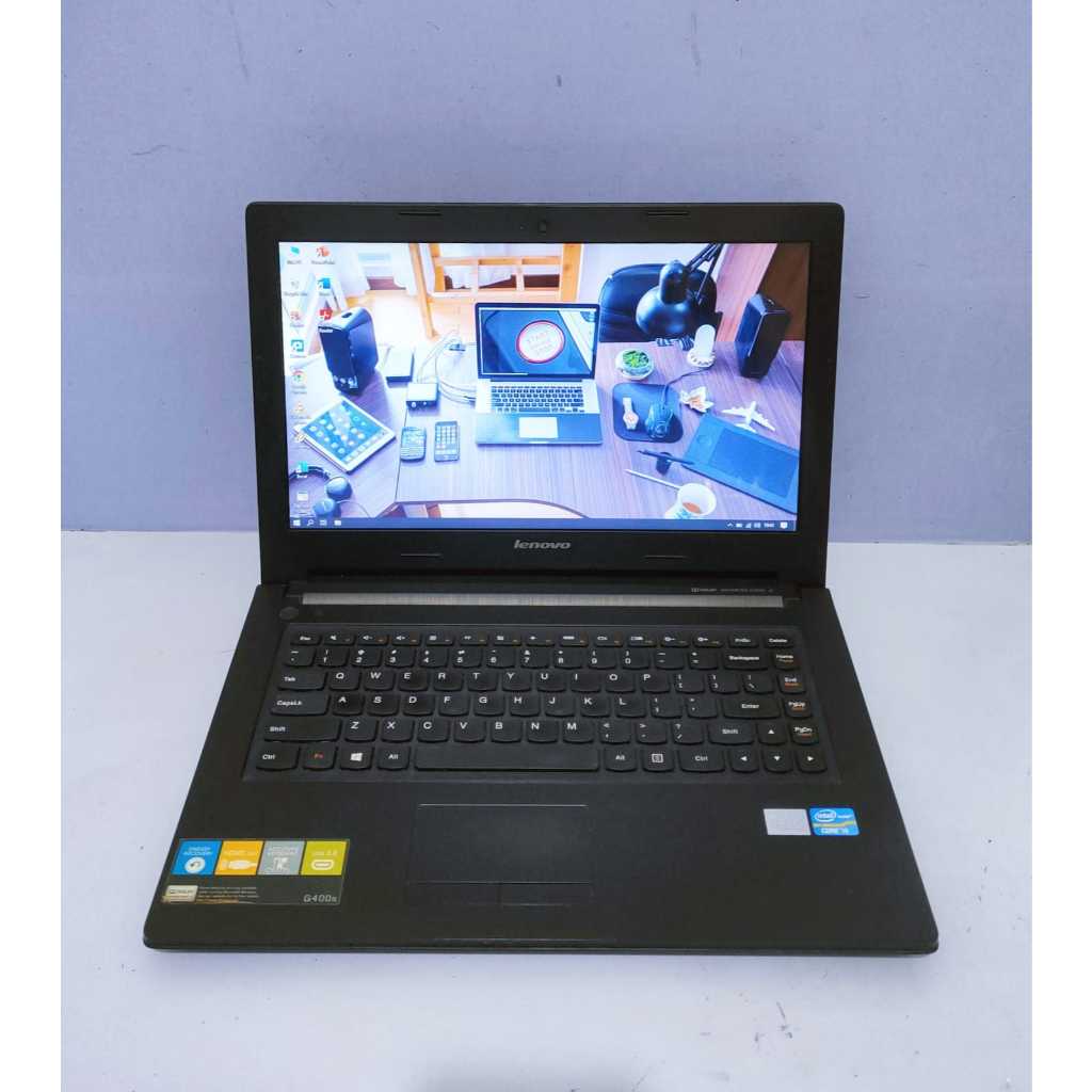 PROMO LAPTOP Lenovo G400s Core i3 Gen 3 RAM 4GB SSD 128GB Second BERGARANSI