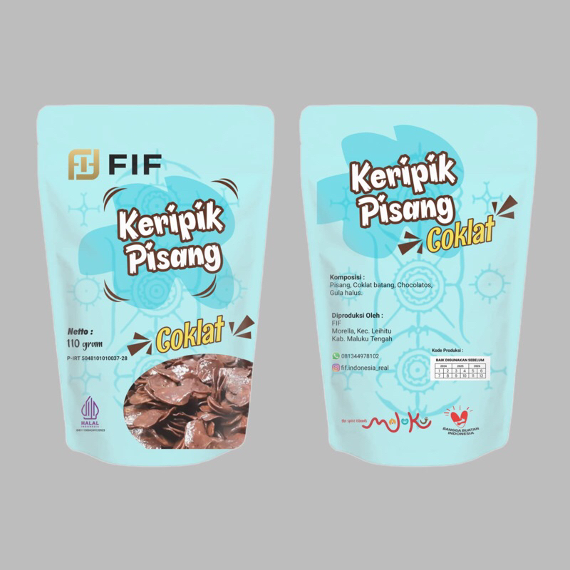 

keripik pisang coklat