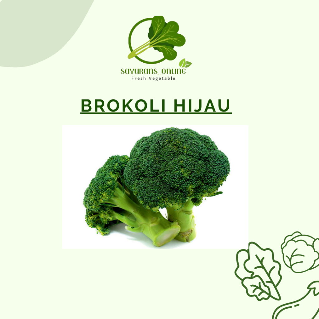 

brokoli hijau fresh 500gram