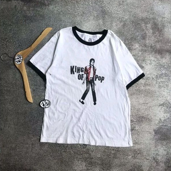 kaos vintage Michael Jackson, official tag Michael Jackson