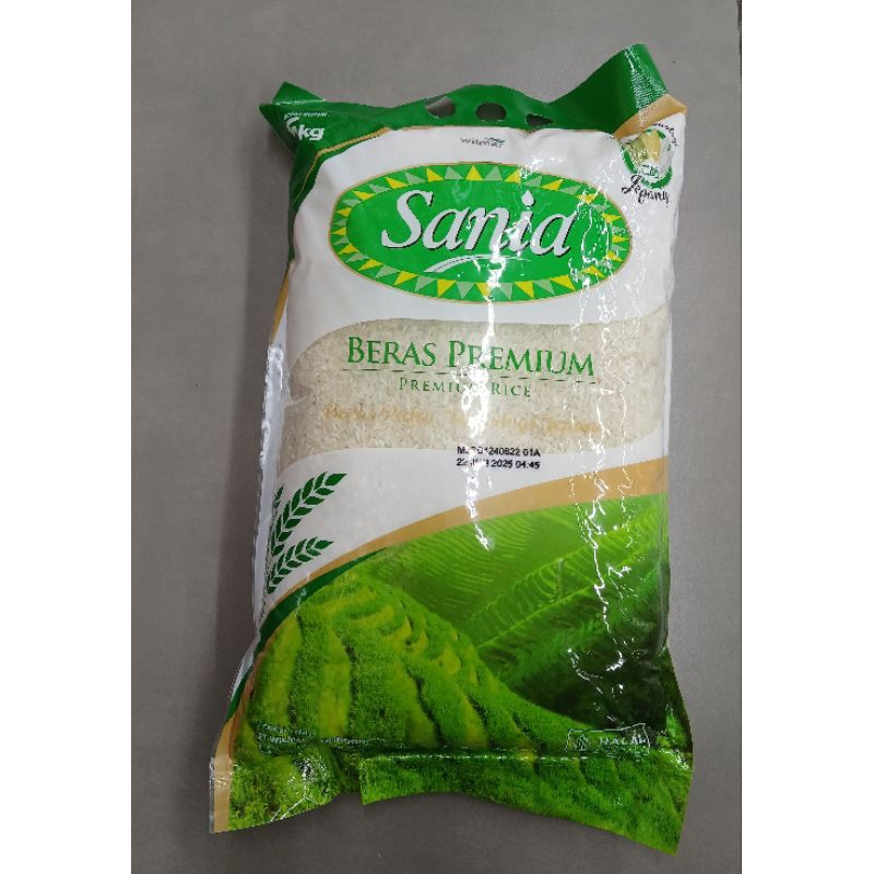 

Beras Premium Sania 5kg - LM, AM, HM