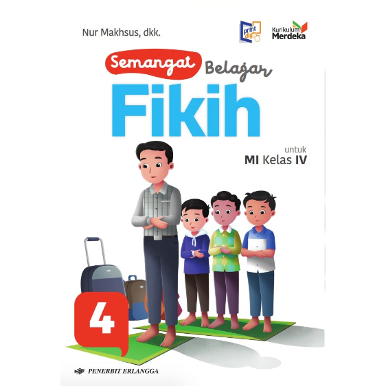 BUKU FIQIH ERLANGGA SD/MI KELAS 4 KURIKULUM MERDEKA