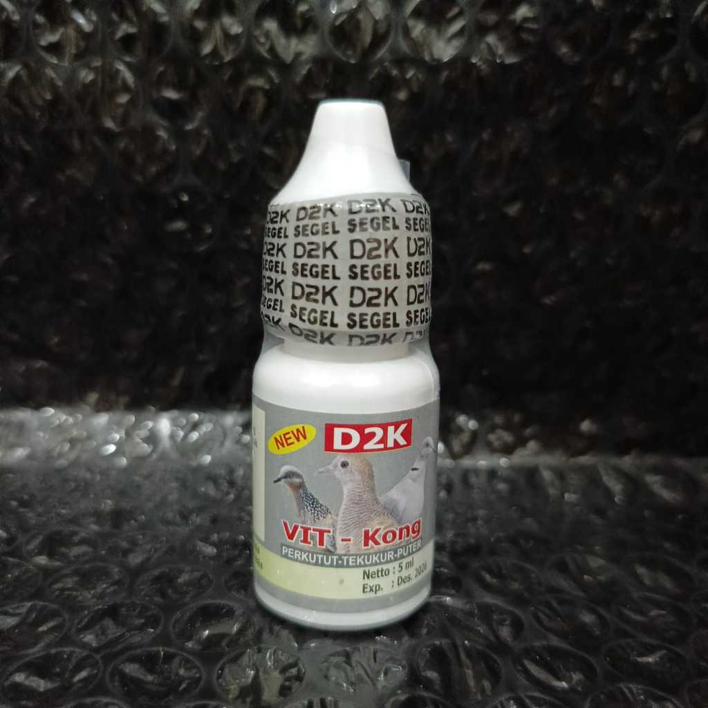 D2K VIT KONG VITAMIN PENGGACOR BURUNG PERKUTUT TERKUKUR PUTER JADI RAJIN MANGGUNG
