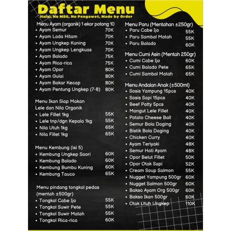 

Menu Keluarga