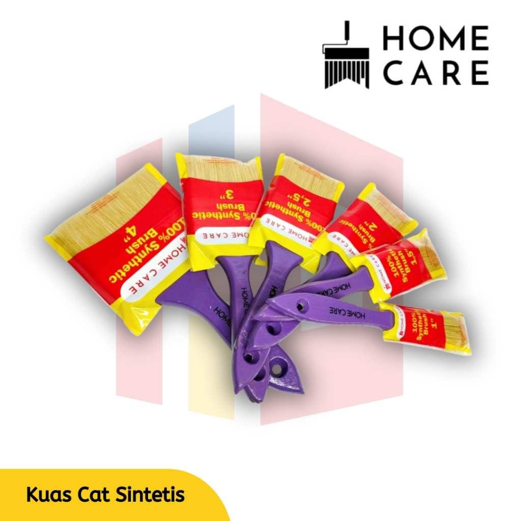 [HOME CARE] Kuas Cat Sintetis / Synthetic Brush / Kuas Cat Bulu Halus