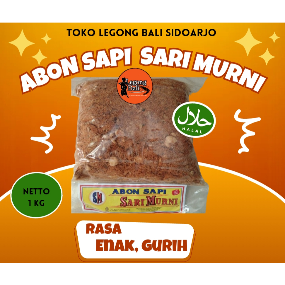 

Abon Sapi Sari Murni 1 Kg