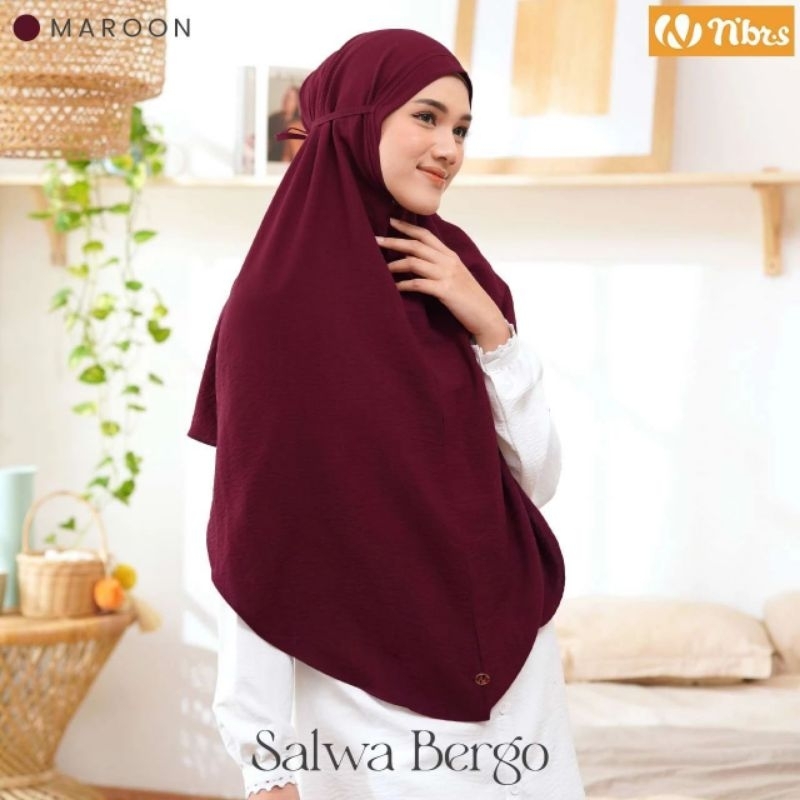 Bergo nibras // jilbab bergo // jilbab bergo jumbo // Salwa bergo nibras