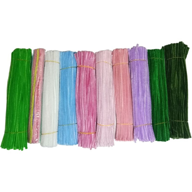 Kawat Bulu Mercy/Polos/Pastel/Pipe Cleaner/ Kawat Bulu mix Kawat Bulu