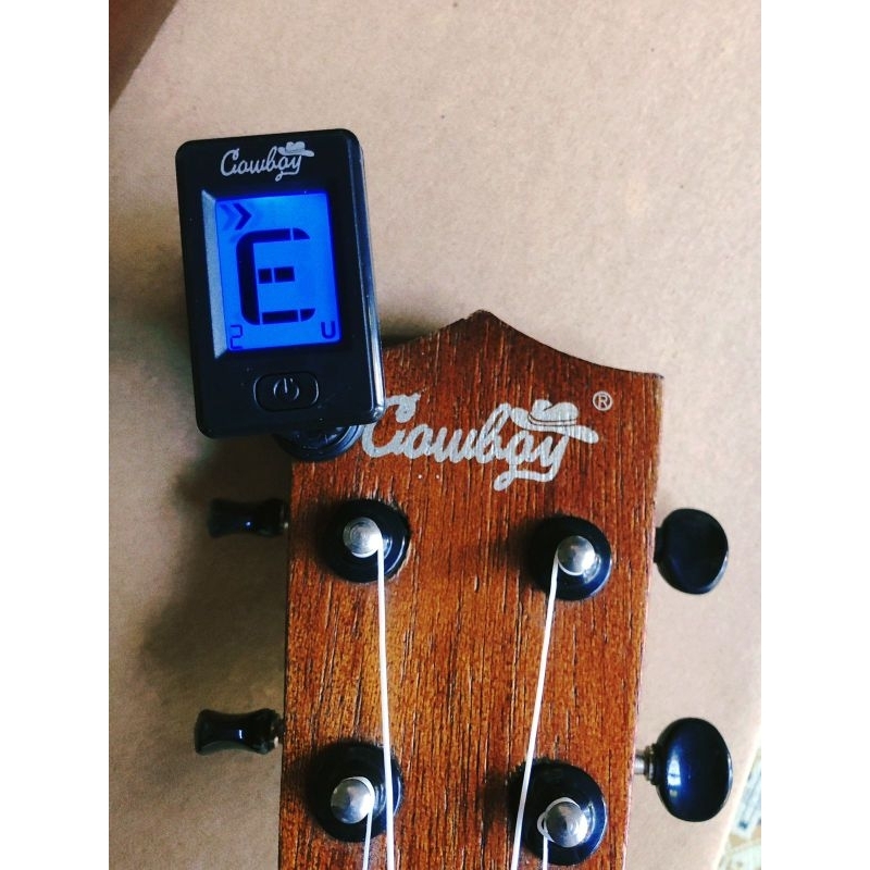 TUNER UKULELE DAN GITAR COWBOY ORIGINAL