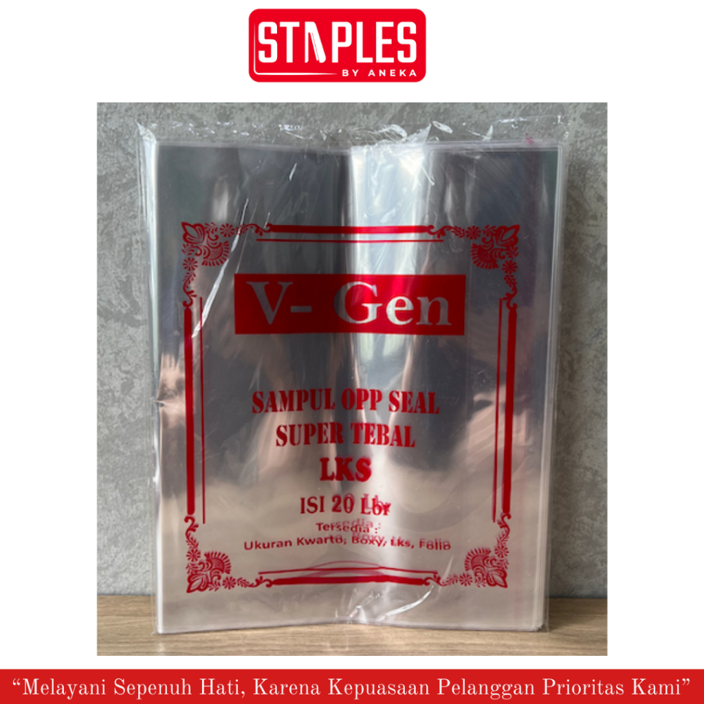 

V-Gen Sampul Plastik Buku LKS / Sampul Plastik Buku Folio / Sampul Plastik OPP Seal