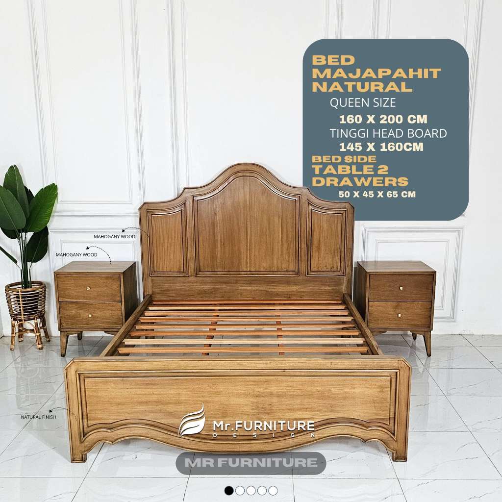set bed dipan majapahit 160x200 cm