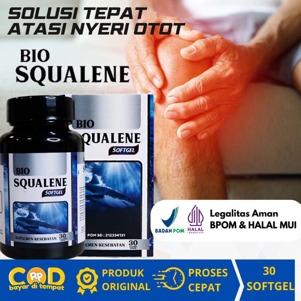 Obat Nyeri Otot Paha dan Betis, Obat Kram Otot Paha, Obat Pereda Nyeri Dengan Bio Squalene