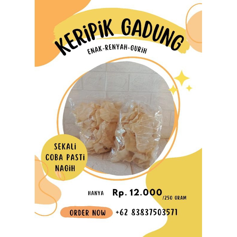 

kripik gadung Aris inaka