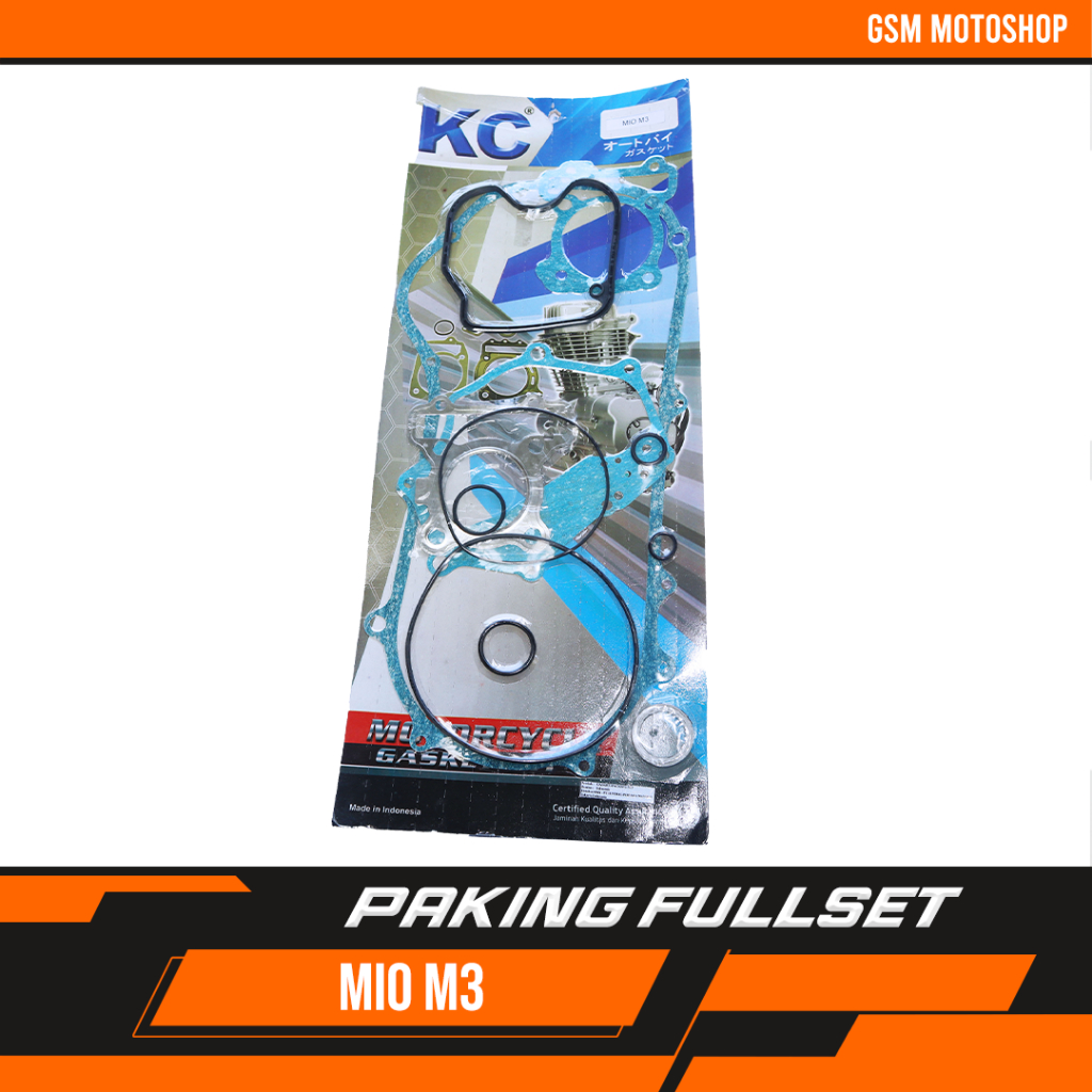 Paking Fullset Mio M3- Mio 125 - Mio Soul GT 125 - Fino 125 / paking set mio m3
