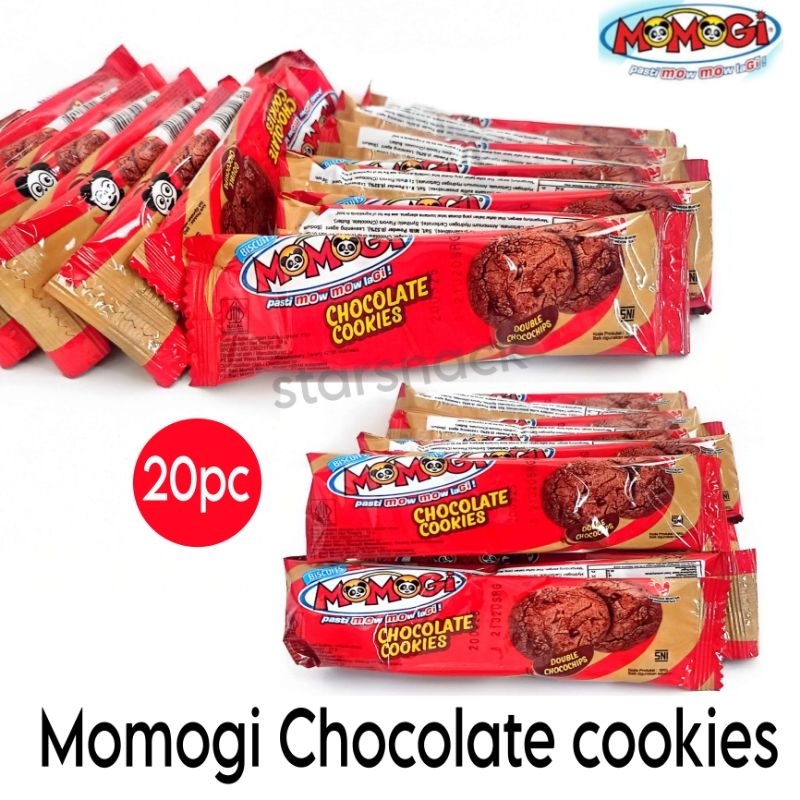 

Momogi chocolate cookies isi 20sachet