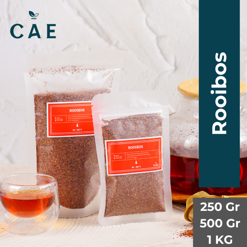 

Rooibos African Red Tea Redbush Teh Merah Afrika Tisane Organik Pure Natural Premium 250 Gram - 1 Kg
