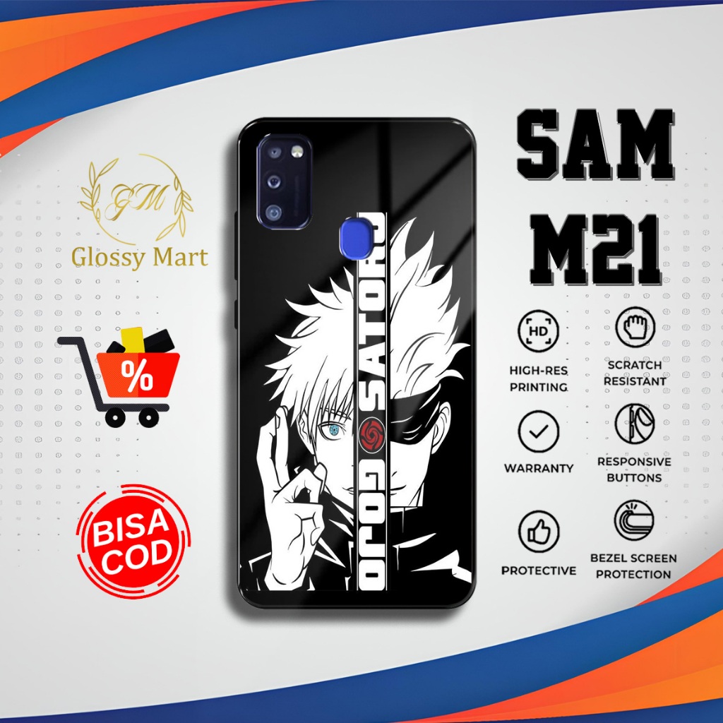 Case Samsung M21 Jujutsu Casing Samsung M21 Hardcase Softcase Glossy Kesing Terlaris Glossy Mart