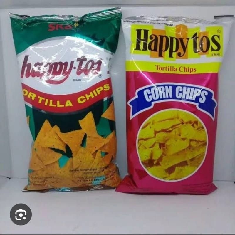

KRIPIK HAPPY TOS TORTILA CHIPS JAGUNG 140GRM