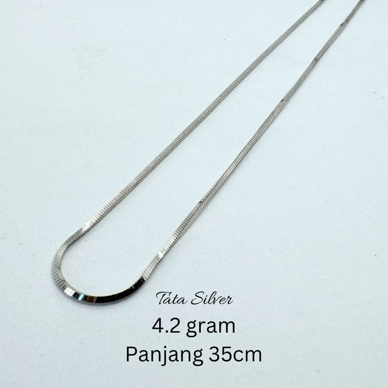 Kalung Anak Polos Perak Itali Italy Halus 4.2gram (925 Sterling Silver)