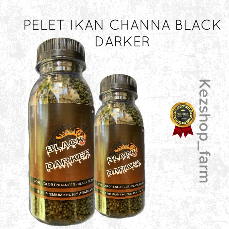 Pakan Black Darker 100ml Pakan channa Asiatica WS baru