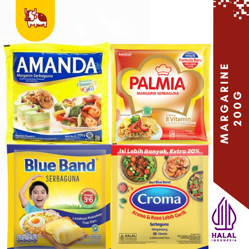 

Margarine 200g Blue Band Simas Palmia Amanda Croma