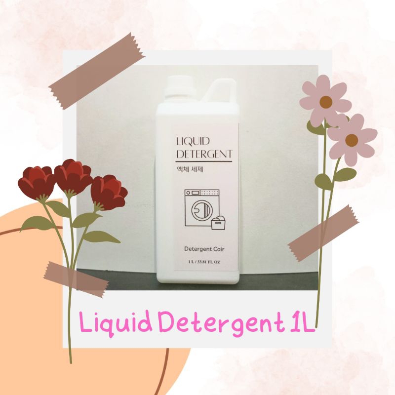 Botol Refill Aesthetic - Liquid Detergent / Deterjen Cair | Jerigen 1 Liter