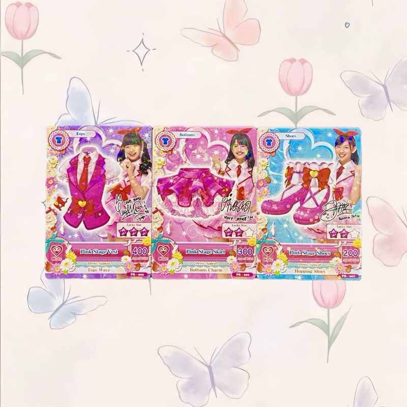 Aikatsu x JKT48 Pink Stage Set JKT48 Sign Set